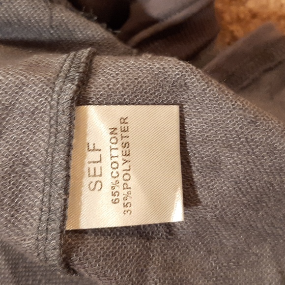 🥀NWT Cotton Bleu Grey French Terry Long-Sleeve Top (XL)🥀 - Picture 8 of 8